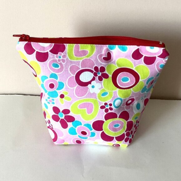 Handmade Curling Iron Holder Makeup / Cosmetic Bag 2 Scrunchies Sunglass Case - Picture 6 of 8